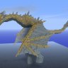 Схема дракона из игры Скайрим: Дракон Лотавиин в Майнкрафт