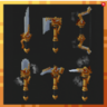 Animated Steampunk Tools & Weapon Set