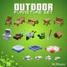 [LZBlocks] Outdoor Furniture Set