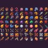100+ FISHING AND SEA PIXEL ART RPG ICONS