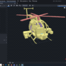 Модель вертолёта AH6