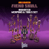 Fiend Skull Animated Weapons & Tools Set $25.00