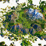 Pariantor, 4k, SkyBlock Island, with edge transition