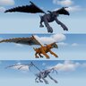 Dragons(Amber, Onyx, Skeletal)